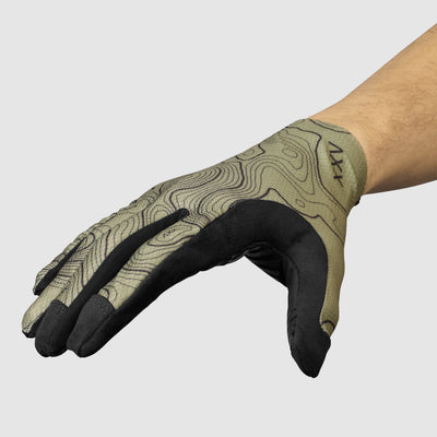 GripGrab Rebel Full Finger Summer Gloves green