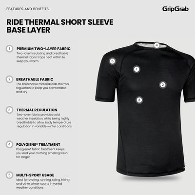 RIDE Thermal Short Sleeve Base Layer