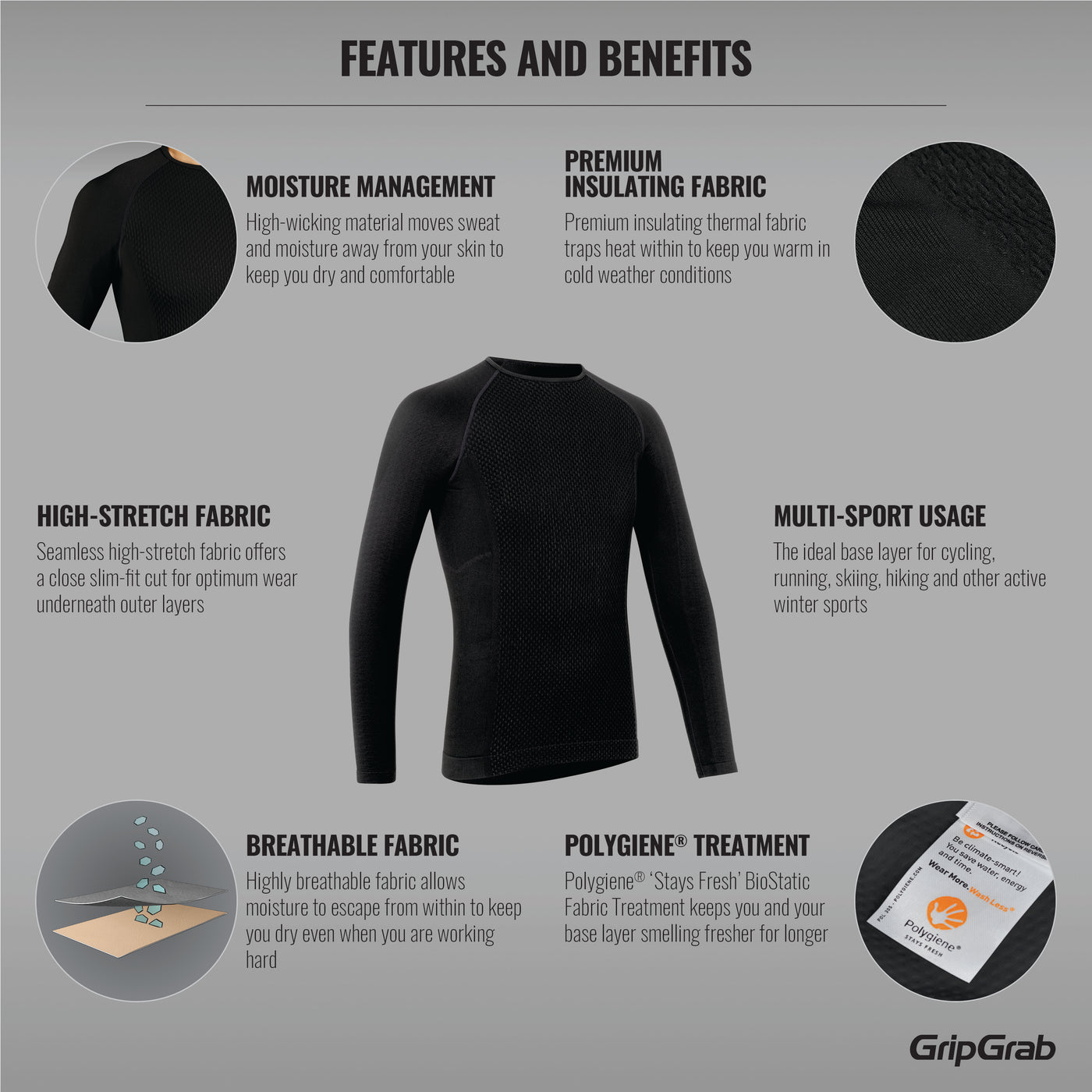 Expert 2 Thermal Seamless Long Sleeve Base Layer