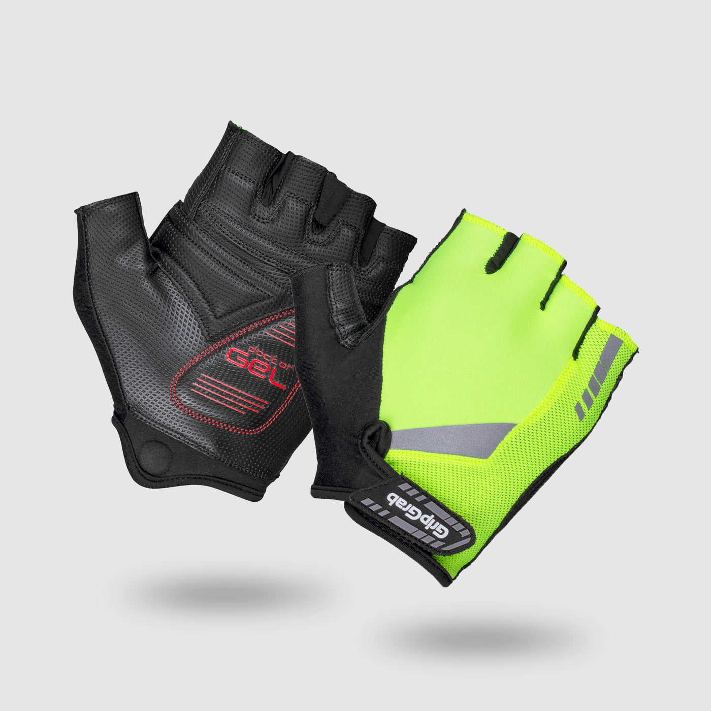ProGel Hi-Vis Padded Short Finger Summer Gloves