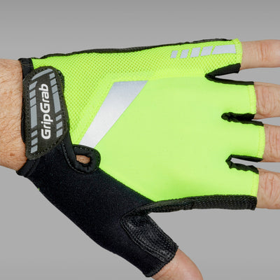 ProGel Hi-Vis Padded Short Finger Summer Gloves