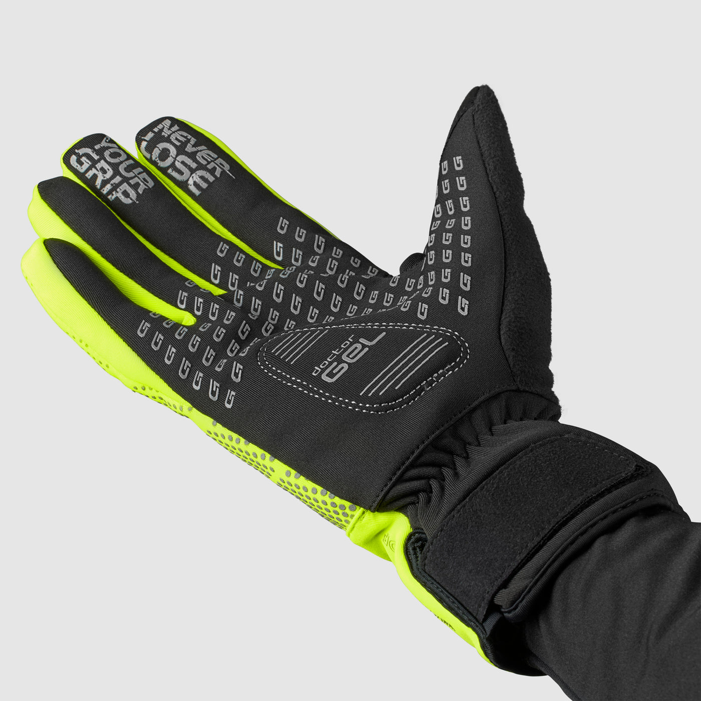 Ride Hi-Vis Waterproof Winter Gloves
