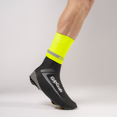 CyclinGaiter Hi-Vis Shoe Cover Cuffs