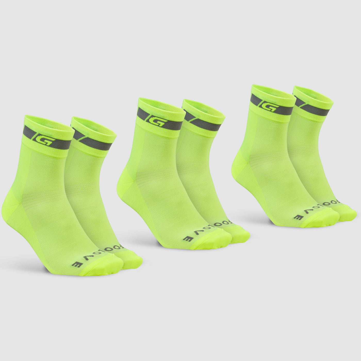 Hi-Vis Regular Cut Summer Socks 3-Pack